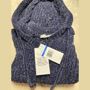 Comfy, Cozy Loose-Knit Sweater with Hood (NWT) - Great Gift Idea!